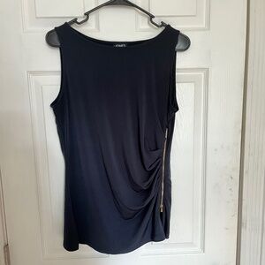 Jones New York Navy Blue Tank Top